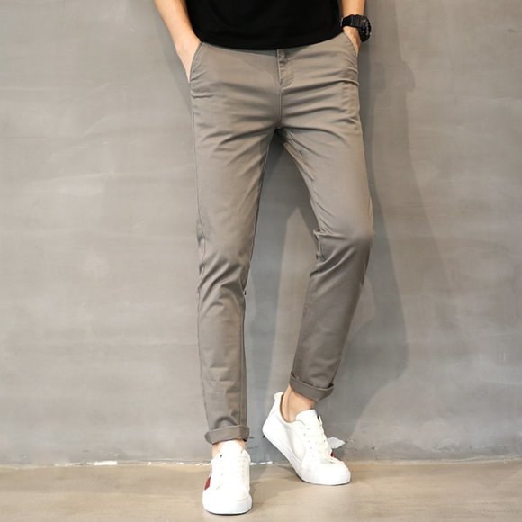 Black casual pants for men - Picture 3 of 4